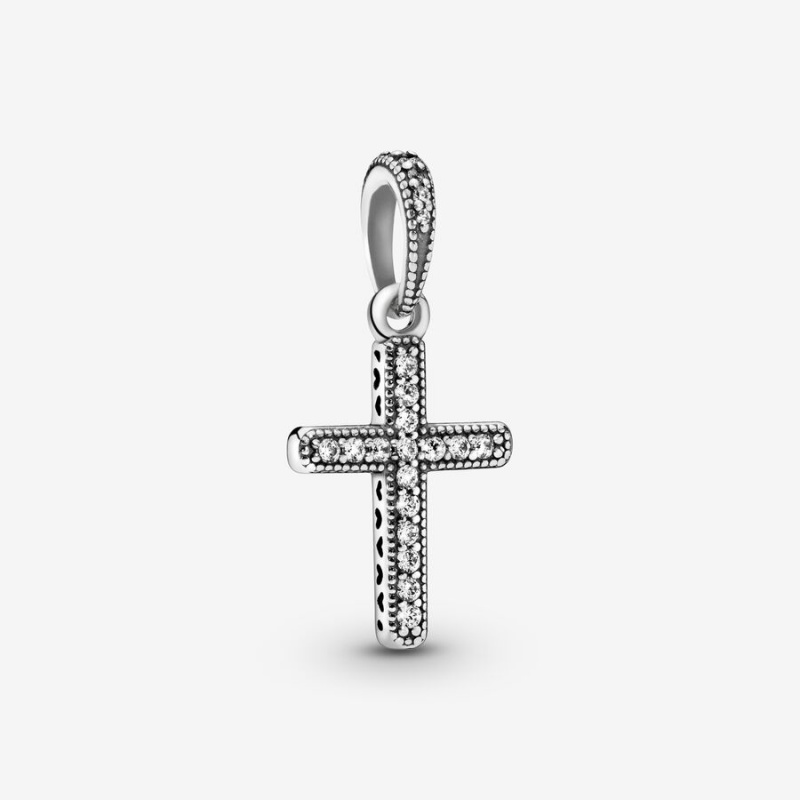 Pendentifs Pandora Sparkling Cross Argent | 5798361-AF