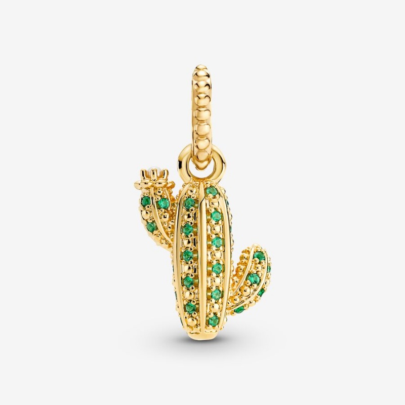 Pendentifs Pandora Sparkling Desert Cactus Doré | 5470369-MO