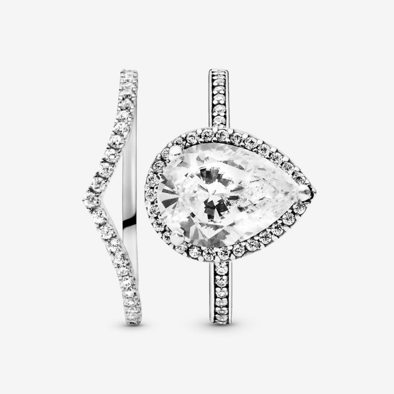 Pinky Rings Pandora Argent | 9145076-CD