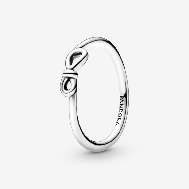 Pinky Rings Pandora Infinity Knot Argent | 3965708-VO