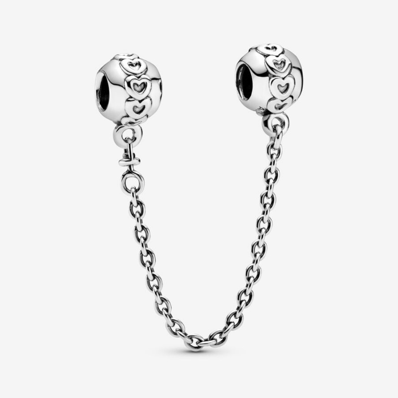 Safety Chains Pandora Band of Hearts Sécurité Argent | 2756310-DU