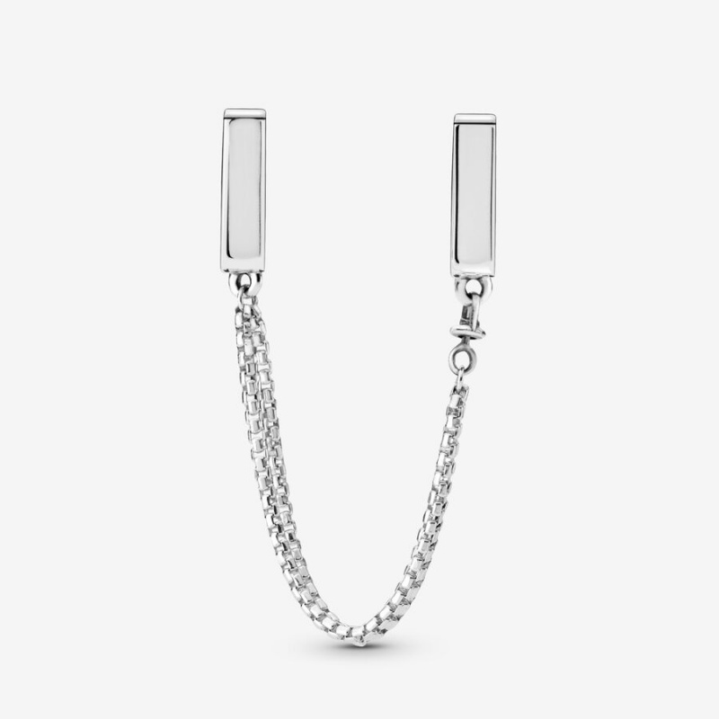 Safety Chains Pandora Sécurité Clip Argent | 7825046-UL