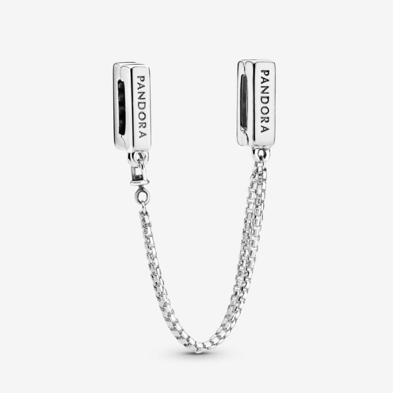 Safety Chains Pandora Sécurité Clip Argent | 7825046-UL