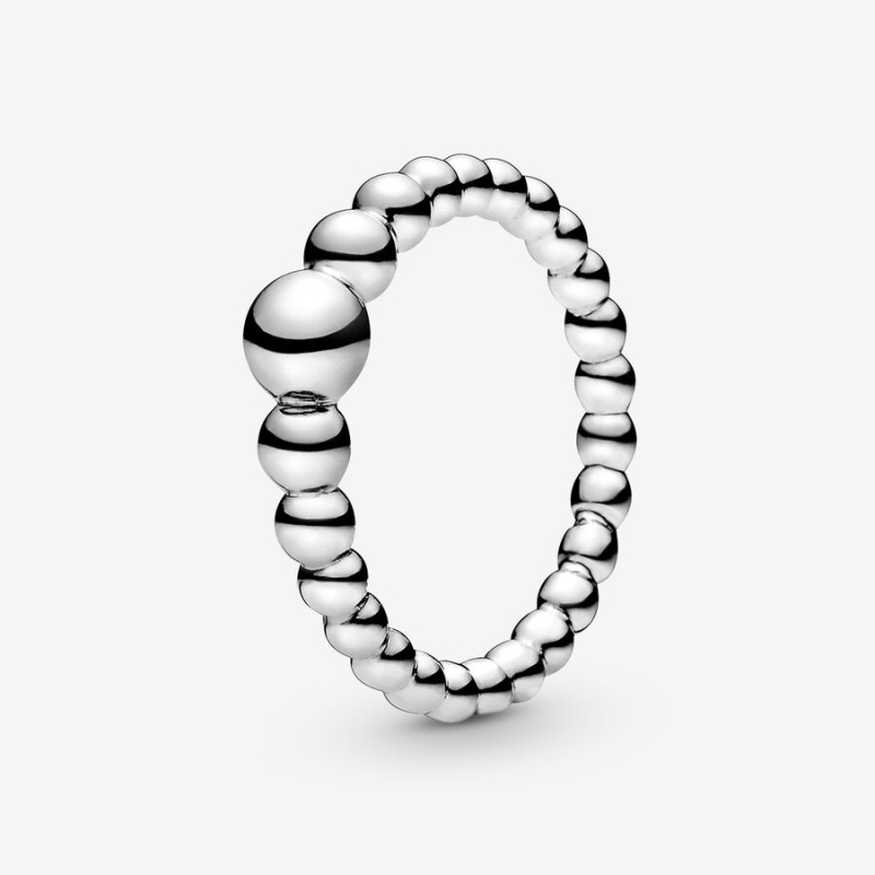 Stackable Rings Pandora String of Beads Argent | 3821965-GC