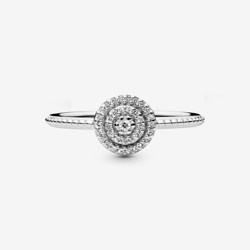 Statement Rings Pandora Élégant Sparkle Argent | 6801954-JP